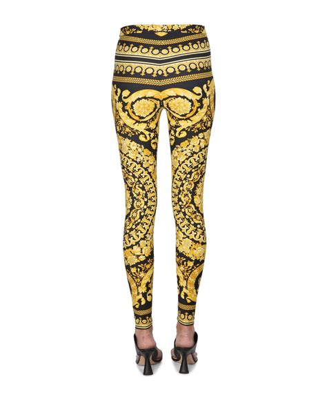 vintage versace baroque|Versace baroque leggings.